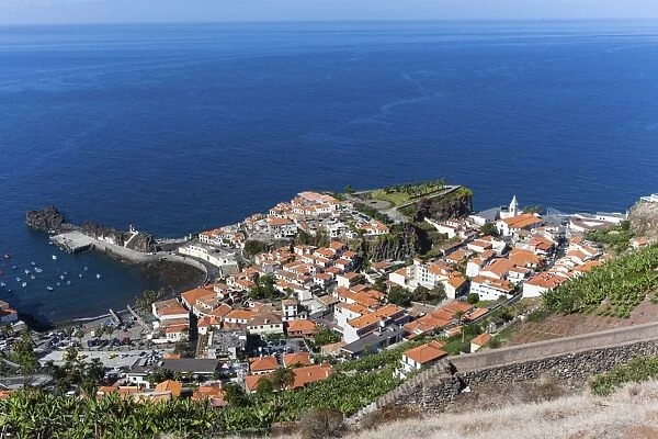Townscape of Porto de Camara de Lobos, Funchal, Porto de Camara de Lobos, Ilha da Madeira, Portugal