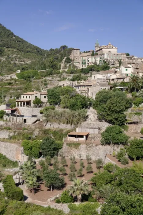 Framed Print : Townscape with Valldemossa Charterhouse, Valldemossa, Majorca, Balearic Islands, Spain Framed Print : Townscape with Valldemossa Charterhouse, Valldemossa, Majorca, Balearic Islands, Spain