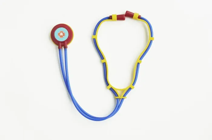 Framed Print : Toy stethoscope Framed Print : Toy stethoscope