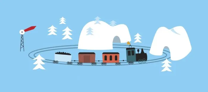 Framed Print : Toy train moving along circular track passing under snowy mountain tunnels Framed Print : Toy train moving along circular track passing under snowy mountain tunnels
