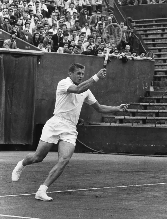 Framed Print : Trabert's French Open Framed Print : Trabert's French Open