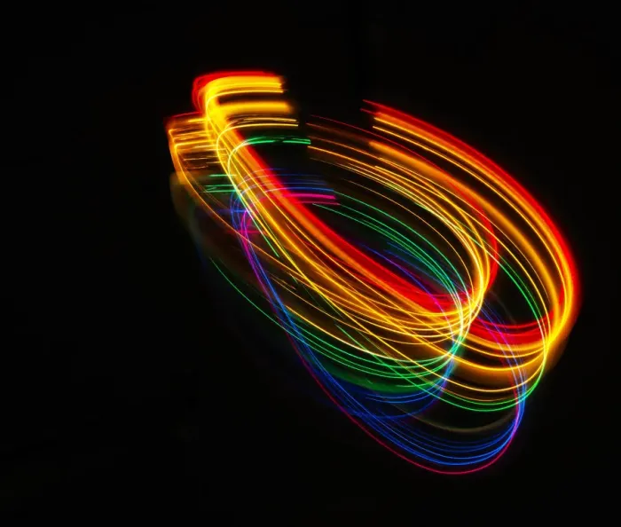 Framed Print : Traces of colored light Framed Print : Traces of colored light