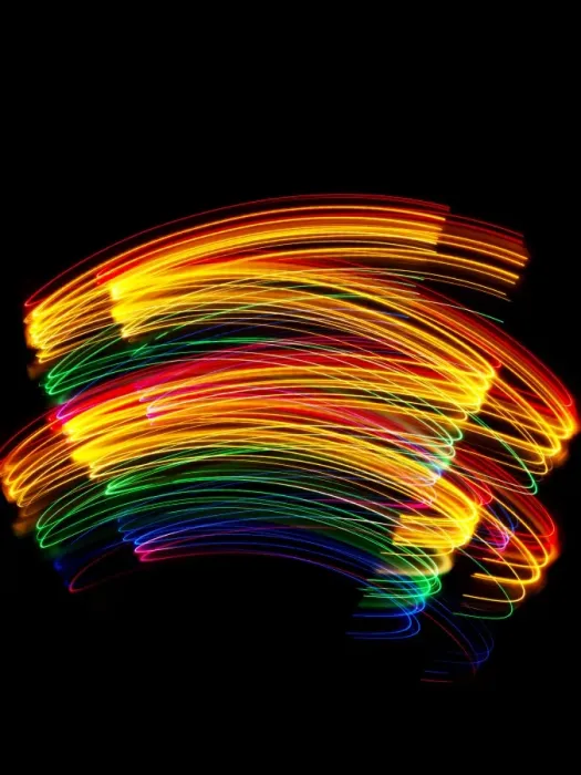 Framed Print : Traces of colored light Framed Print : Traces of colored light