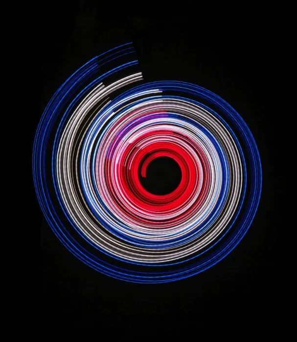 Framed Print : Traces of colored light Framed Print : Traces of colored light