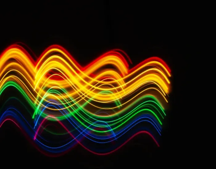 Framed Print : Traces of colored light Framed Print : Traces of colored light
