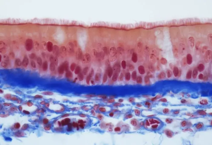 Framed Print : Trachel epithelium, LM Framed Print : Trachel epithelium, LM