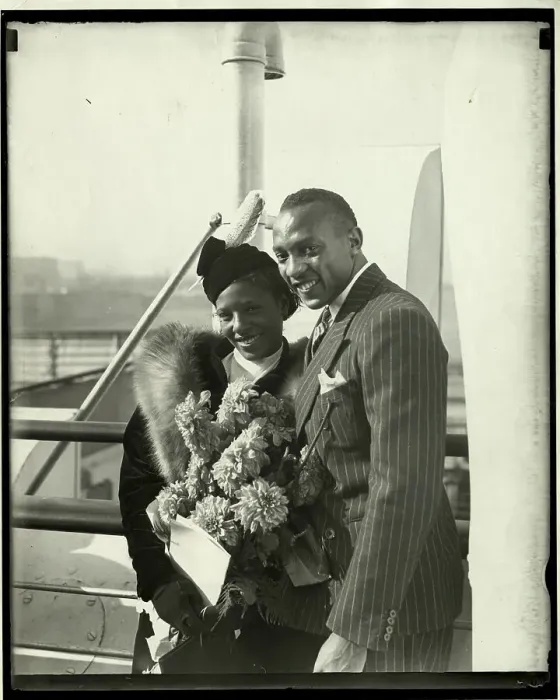 Framed Print : Track Star Jesse Owens Aboard SS Queen Mary Framed Print : Track Star Jesse Owens Aboard SS Queen Mary