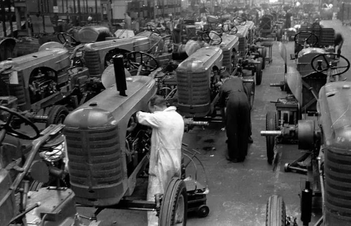 Framed Print : Tractor Factory Framed Print : Tractor Factory