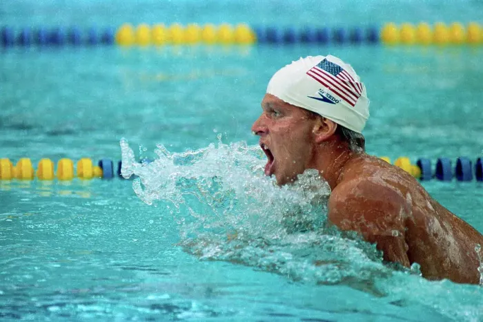 Framed Print : Tracy Caulkins Coming up for Air in Swimming Pool Framed Print : Tracy Caulkins Coming up for Air in Swimming Pool