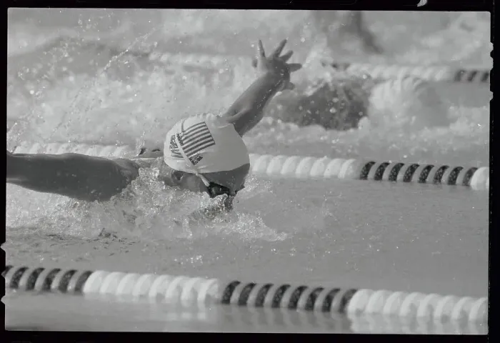 Framed Print : Tracy Caulkins Swimming at The Olympics Framed Print : Tracy Caulkins Swimming at The Olympics