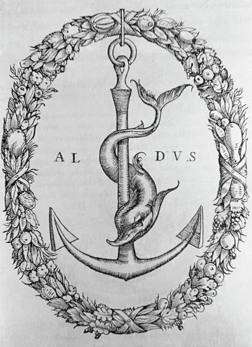 Framed Print : Trade Mark For Printer Aldus Manutius Framed Print : Trade Mark For Printer Aldus Manutius