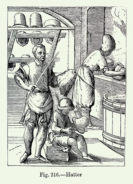 Framed Print : Trades; Hatter Framed Print : Trades; Hatter