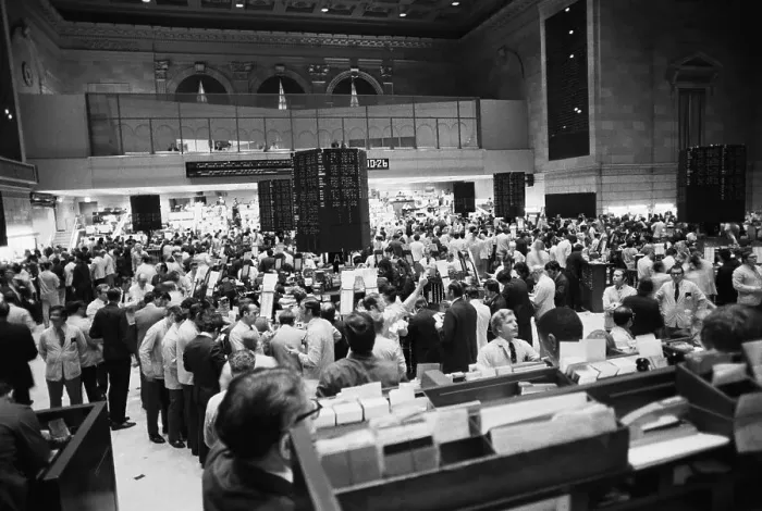 Framed Print : Trading Floor of the New York Stock Exchange