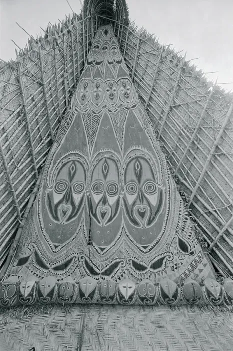 Framed Print : Detail of Traditional Ancestral Worship House in Papua New Guinea Framed Print : Detail of Traditional Ancestral Worship House in Papua New Guinea