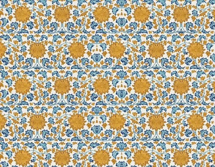 Framed Print : Traditional Asian Wallpaper Framed Print : Traditional Asian Wallpaper