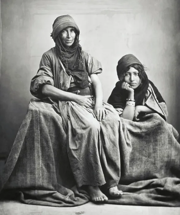 Framed Print : Two Traditional Bedouin Women