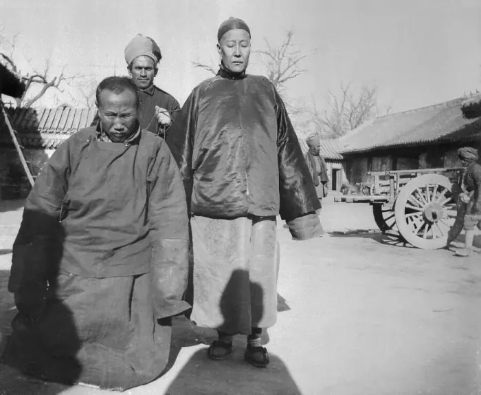 Framed Print : Traditional Chinese Being Arrested Framed Print : Traditional Chinese Being Arrested