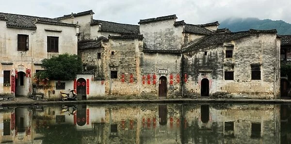 Traditional chinese residential architecture in Hongcun Ancient Village, Huangshan, Anhui, China