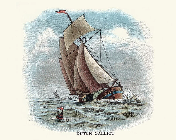 Traditional Dutch Galiot Boat