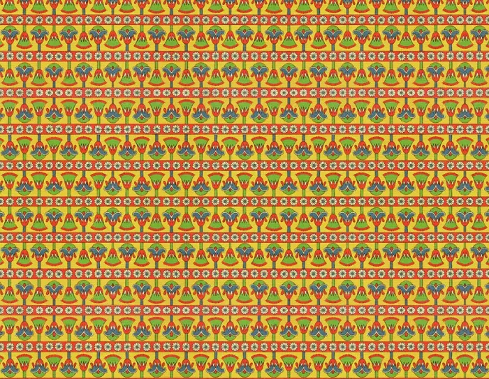 Framed Print : Traditional Egyptian Wallpaper Framed Print : Traditional Egyptian Wallpaper