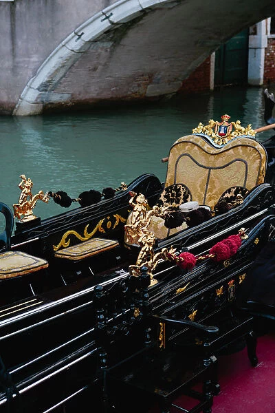 Traditional Gondola boats in Venice, Italy