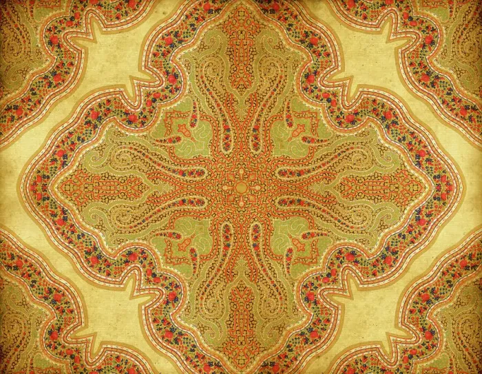 Framed Print : Traditional Indian Wallpaper Framed Print : Traditional Indian Wallpaper