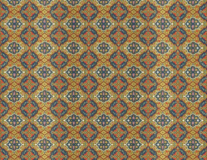 Framed Print : Traditional Indo-Persian Floral Wallpaper Framed Print : Traditional Indo-Persian Floral Wallpaper