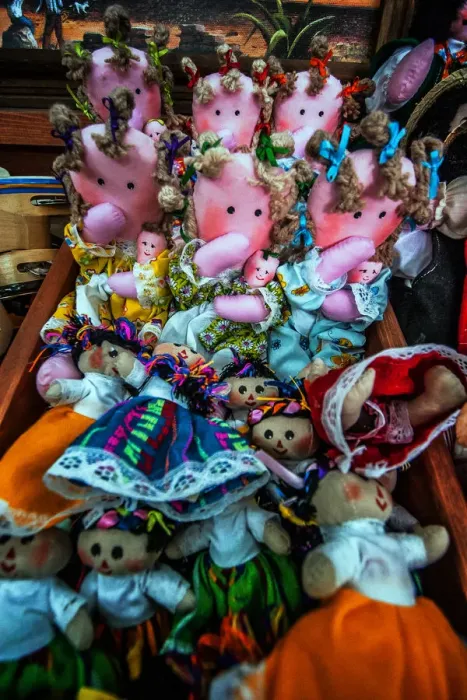 Framed Print : Traditional Mexican handcrafted toys Framed Print : Traditional Mexican handcrafted toys