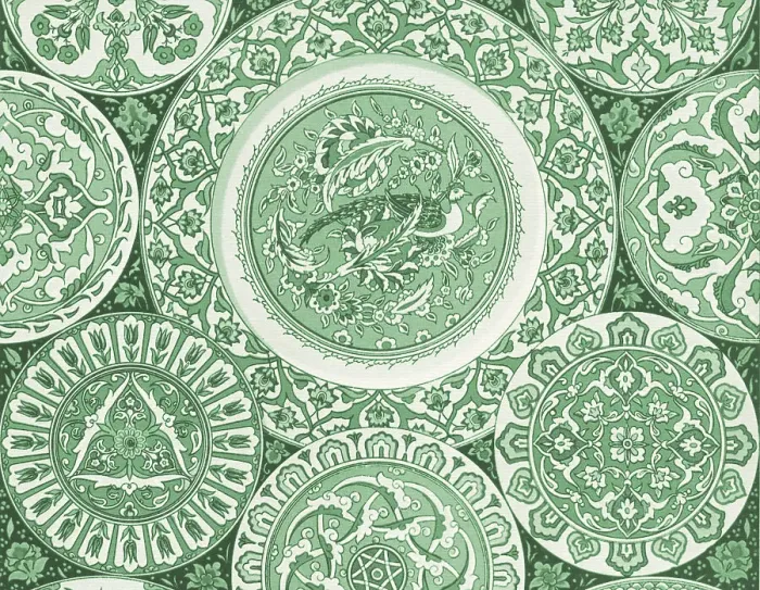 Framed Print : Traditional Oriental Wallpaper Framed Print : Traditional Oriental Wallpaper