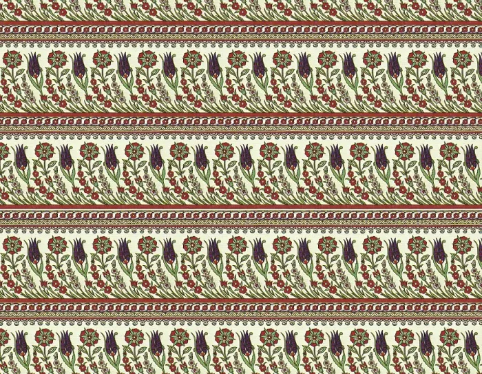 Framed Print : Traditional Persian Wallpaper