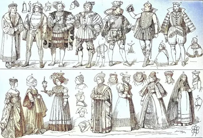 Framed Print : The traditional traditional costume in the 16th century, Germany, Historical, digitally restored reproduction from a 19th century original Framed Print : The traditional traditional costume in the 16th century, Germany, Historical, digitally restored reproduction from a 19th century original
