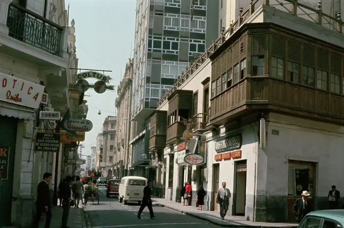 Framed Print : Traffic on Avenida Nicolas