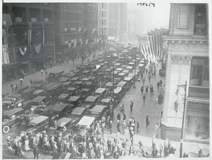 Framed Print : Traffic Jam in City Street Framed Print : Traffic Jam in City Street