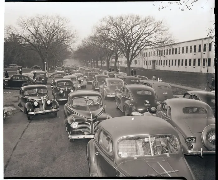 Framed Print : Traffic Jam Near Navy Department Framed Print : Traffic Jam Near Navy Department