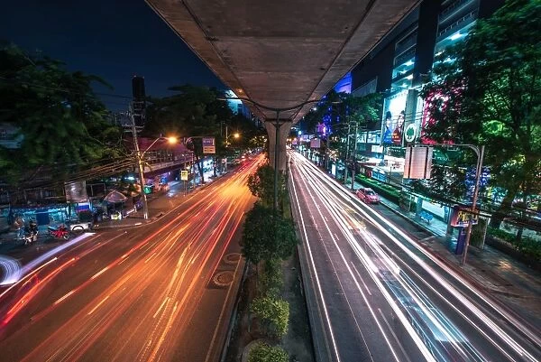 Traffic light in bangkok