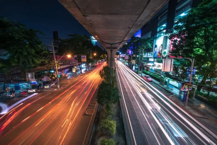 Framed Print : Traffic light in bangkok Framed Print : Traffic light in bangkok