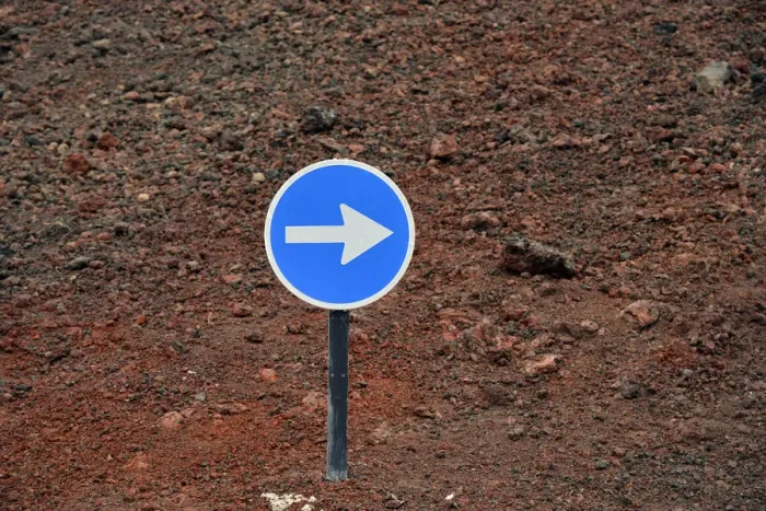 Framed Print : Traffic sign, arrow to the right, Timanfaya National Park, Montanas del Fuego, Fire Mountains, Lanzarote, Canary Islands, Spain Framed Print : Traffic sign, arrow to the right, Timanfaya National Park, Montanas del Fuego, Fire Mountains, Lanzarote, Canary Islands, Spain