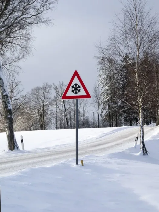 Framed Print : Traffic sign in winter, Upper Bavaria, Bavaria, Germany Framed Print : Traffic sign in winter, Upper Bavaria, Bavaria, Germany