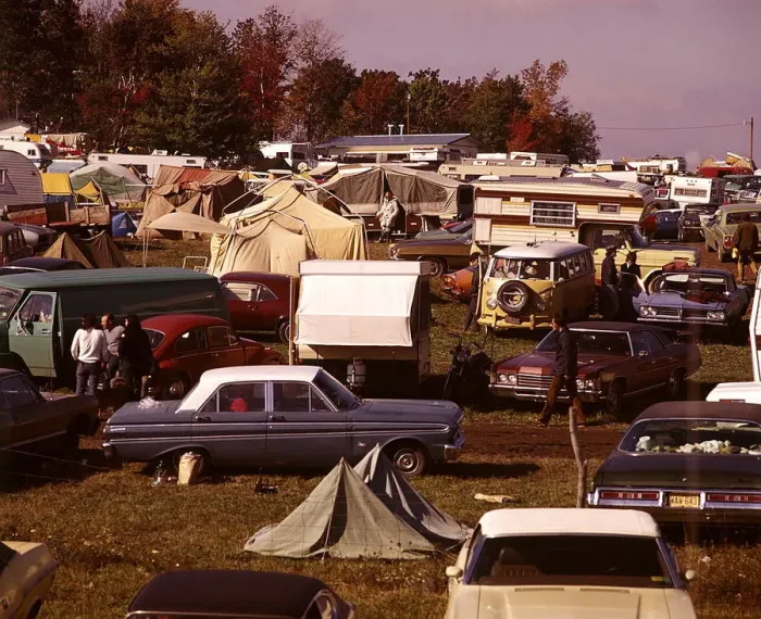 Framed Print : Trailer Park Home Cars Community People (1970 1970 Framed Print : Trailer Park Home Cars Community People (1970 1970