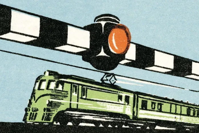 Framed Print : Train crossing Framed Print : Train crossing