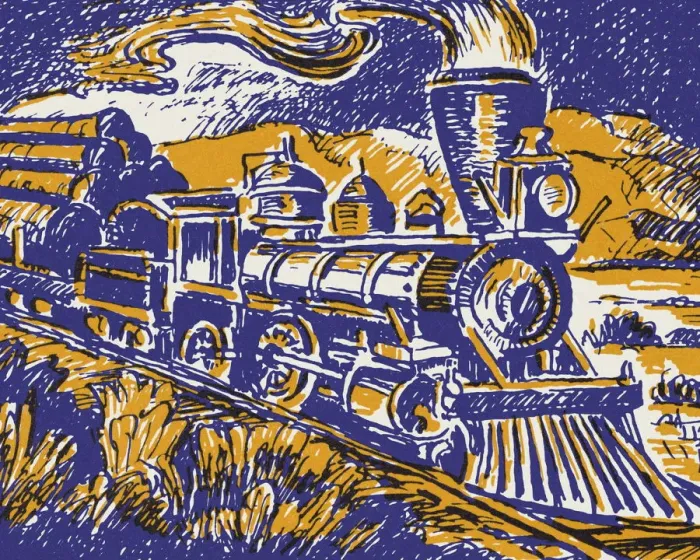 Framed Print : Train Engine Framed Print : Train Engine