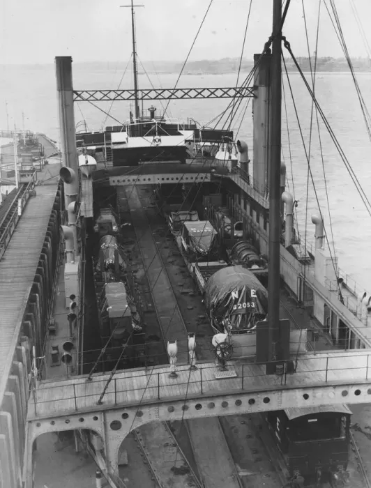 Framed Print : Train Ferry Framed Print : Train Ferry
