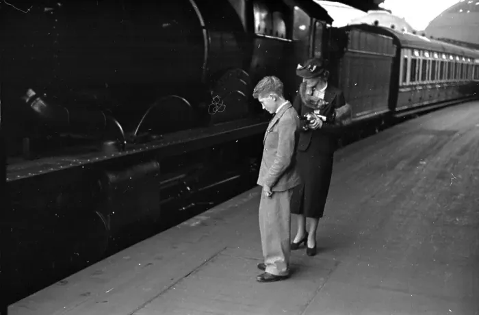 Framed Print : Train Spotter Framed Print : Train Spotter