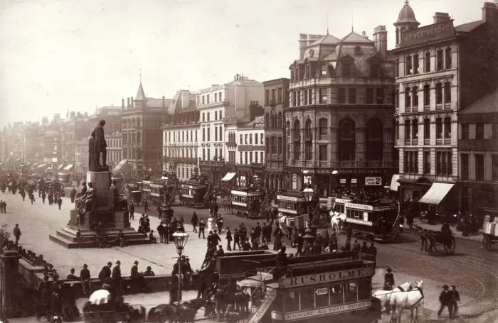 Framed Print : Trams In Manchester Framed Print : Trams In Manchester