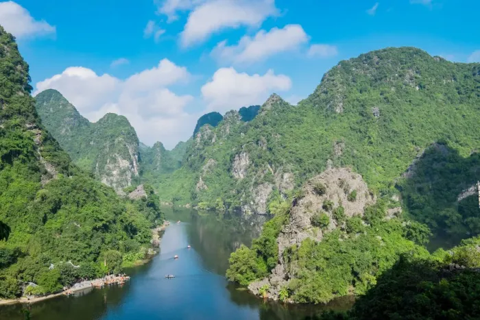 Framed Print : Trang An Scenic Landscape Complex Framed Print : Trang An Scenic Landscape Complex