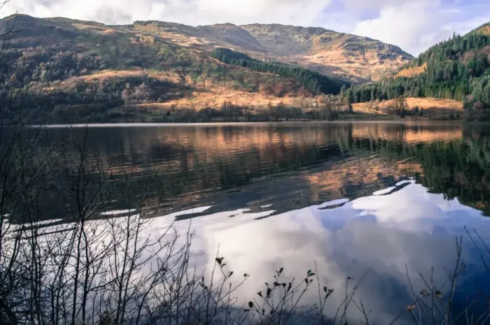 Framed Print : Tranquil Loch Eck in sunshine, Benmore, Cowal Framed Print : Tranquil Loch Eck in sunshine, Benmore, Cowal