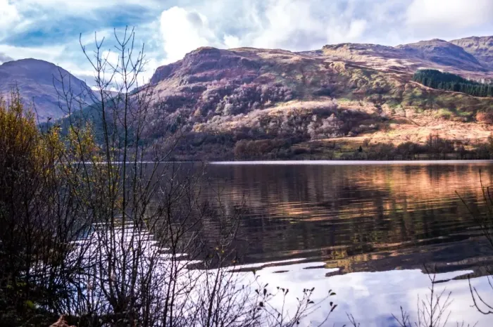 Framed Print : Tranquil Loch Eck in sunshine, Benmore, Cowal Framed Print : Tranquil Loch Eck in sunshine, Benmore, Cowal