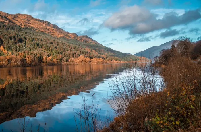 Framed Print : Tranquil Loch Eck in sunshine, Benmore, Cowal Framed Print : Tranquil Loch Eck in sunshine, Benmore, Cowal