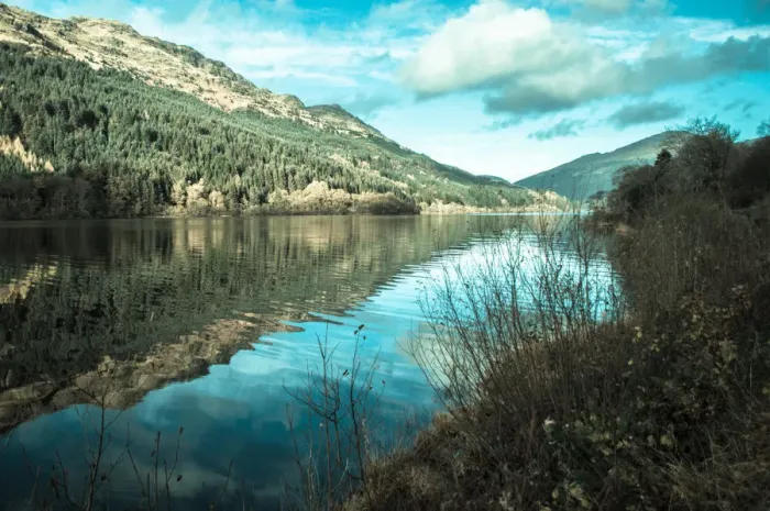 Framed Print : Tranquil Loch Eck in sunshine, Benmore, Cowal Framed Print : Tranquil Loch Eck in sunshine, Benmore, Cowal