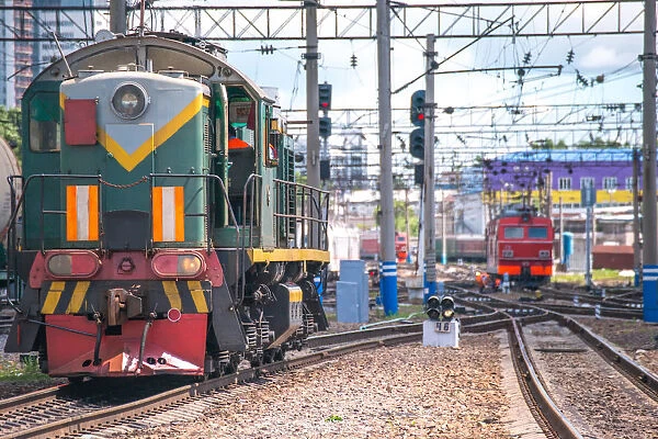 Trans-Siberian railway in Khabarovsk, Russia, Eur